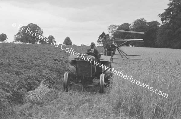 HARVEST  TIME  WITH TRACTOR